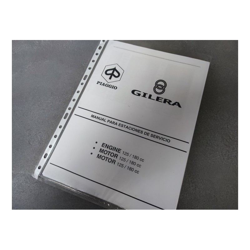 gilera 125 y 180 manual de taller del motor en fotocopia