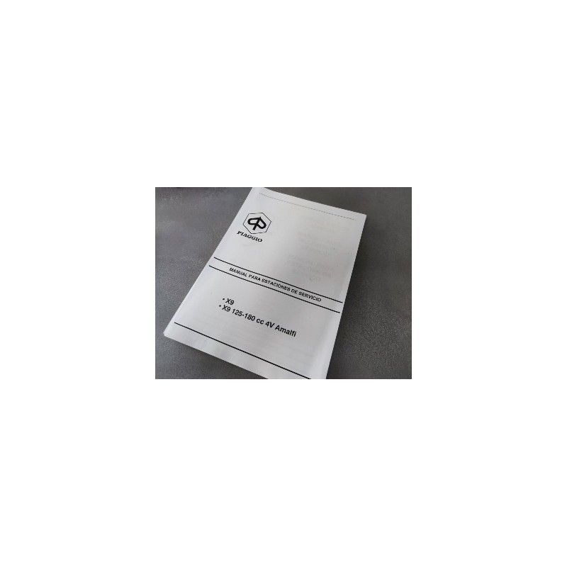 piaggio X9 de 125 y 180 libro de reparaciones en fotocopias