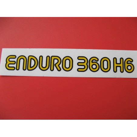 montesa enduro 360 H6 adhesivo en amarillo y negro (19 x 2,5)