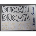 ducati senda 75 TT juego de pegatinas