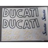 ducati senda 75 TT juego de pegatinas