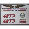 ducati 48 TS juego de pegatinas