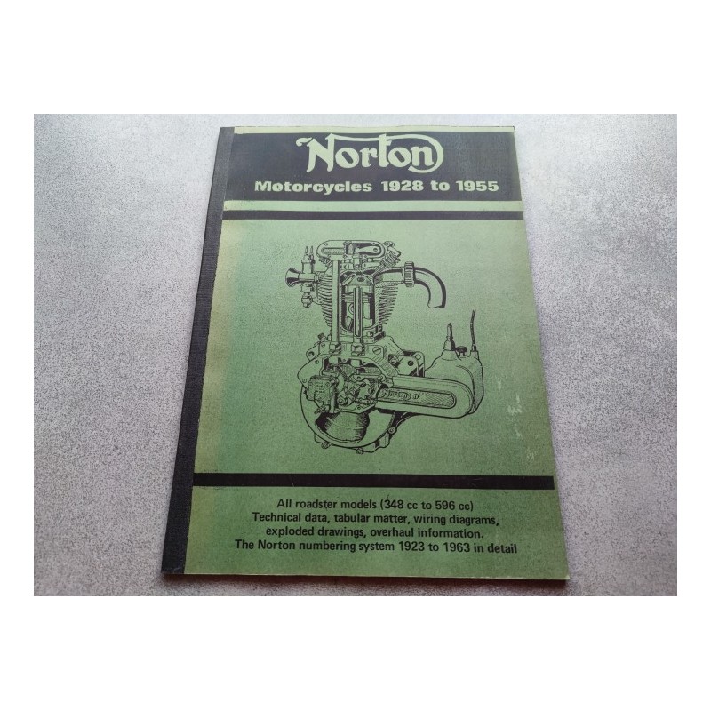 norton motorcycles libro de motos de 1928 a 1955 en ingles  ultima unidad