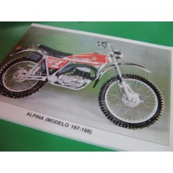 bultaco alpina 175, 250 y 350 (modelos 187  188  189): despiece