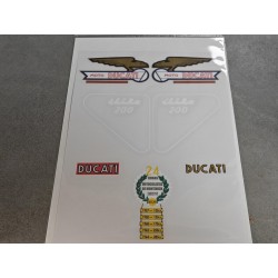 ducati elite 200 segunda serie juego de adhesivos