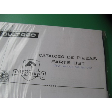 bultaco pursang Mk6 125, 175, 200, 250 y 350 despiece