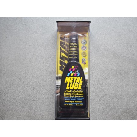 metal lube tratamiento anti friccion para motoes de 4 tiempos con embrahue humedo