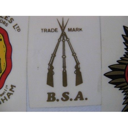 bsa, adhesivo rifles en oro (3,5 x 6)