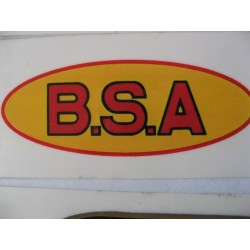 bsa, adhesivo amarillo-rojo (10 x 4)