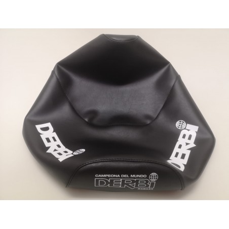 copy of derbi variant sport R funda de asiento con logo blanco