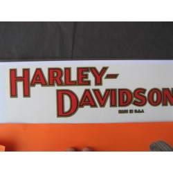 harley davidson, emblema del deposito 25 x 7,5