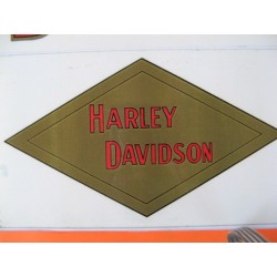 harley davidson, emblema del deposito rombo oro
