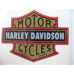 harley davidson, adhesivo caja de herramientas y chasis