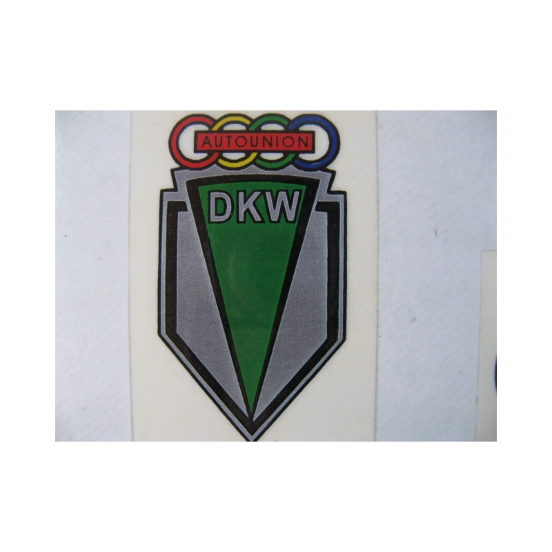 dkw, emblema deposito cajas y chasis
