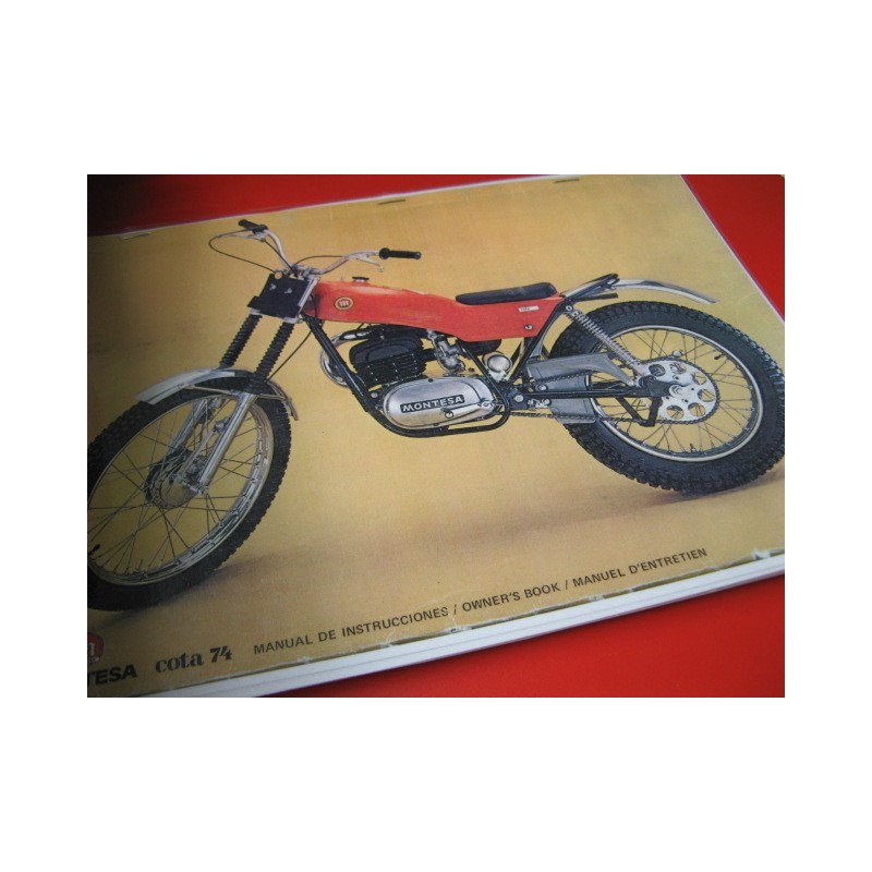 montesa cota 74 mantenimiento y despiece g