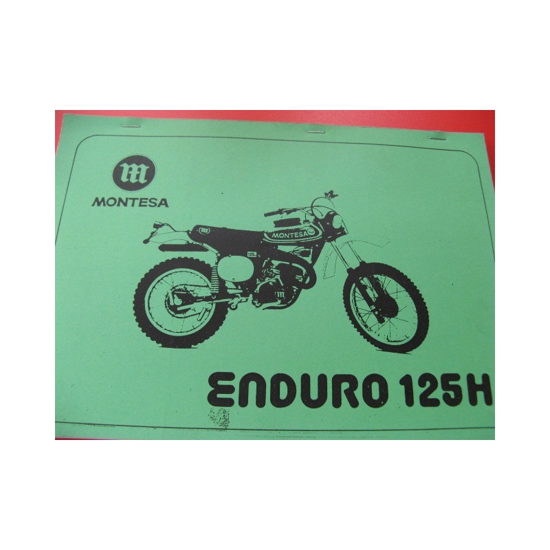 montesa enduro 125 H despiece y mantenimiento g