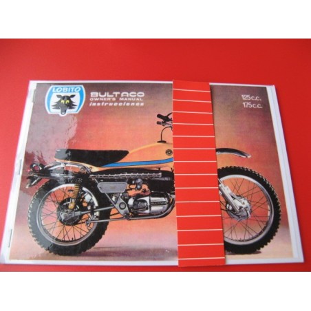 bultaco lobito Mk5 125 y 175 mantenimiento en ingles