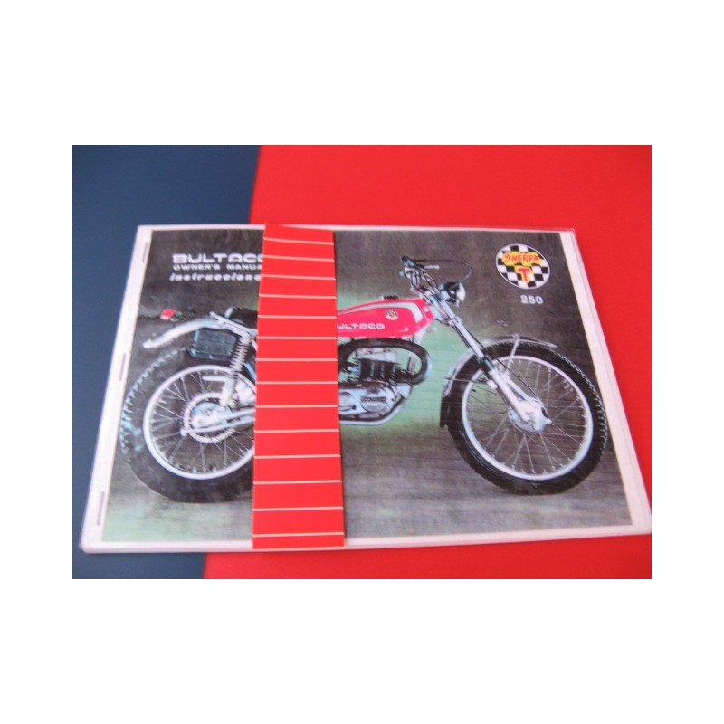 bultaco sherpa 250 modelo 158 mantenimiento en ingles