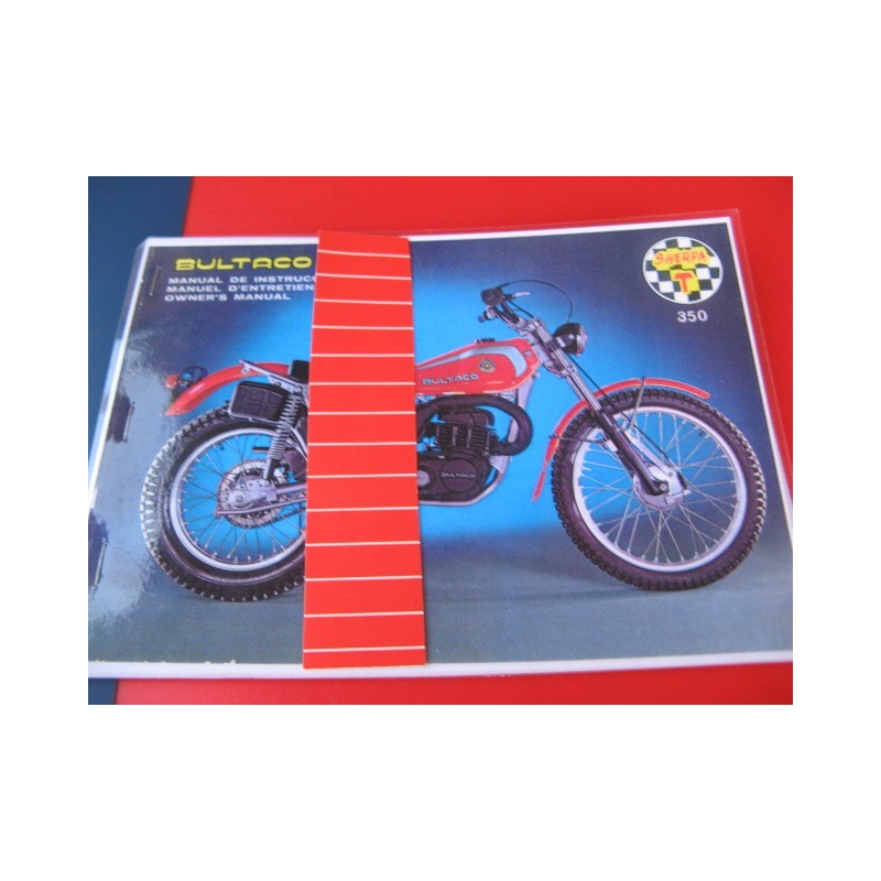 bultaco sherpa 250 y 350 (modelos 198 y 199) mantenimiento