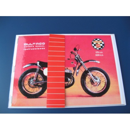 bultaco sherpa S 175 y 200 mantenimiento en ingles