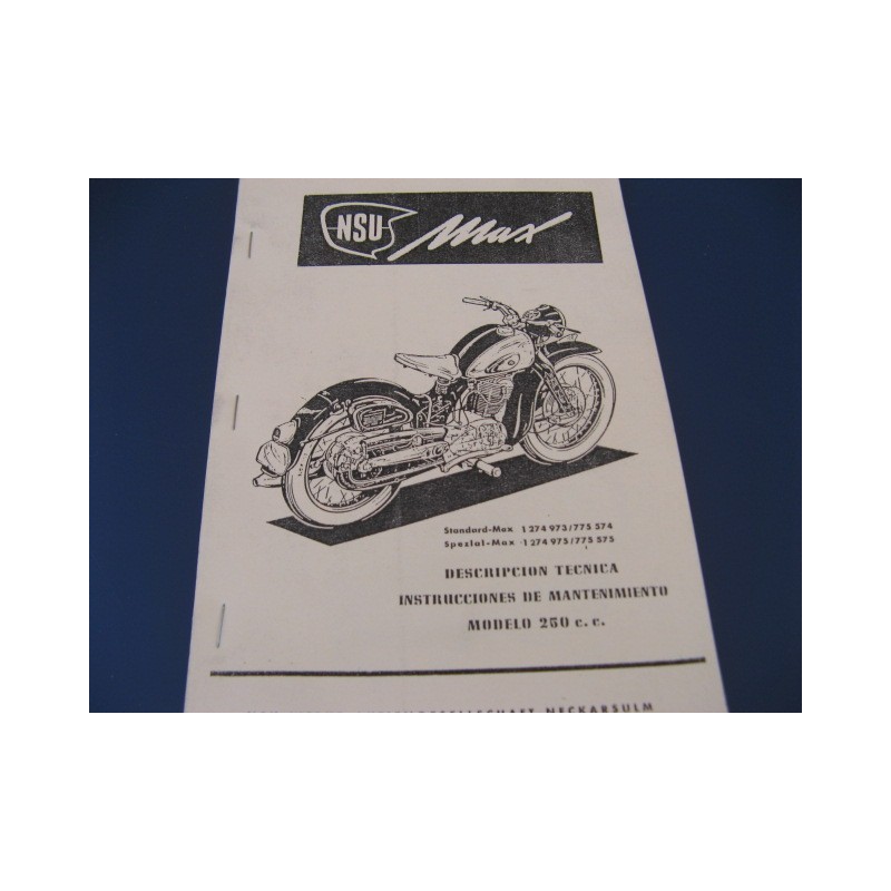 nsu max 250 mantenimiento