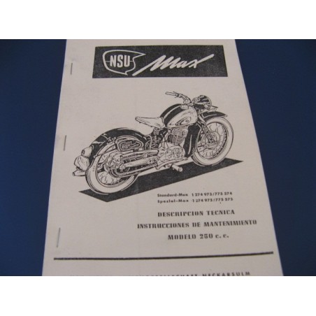 nsu max 250 mantenimiento