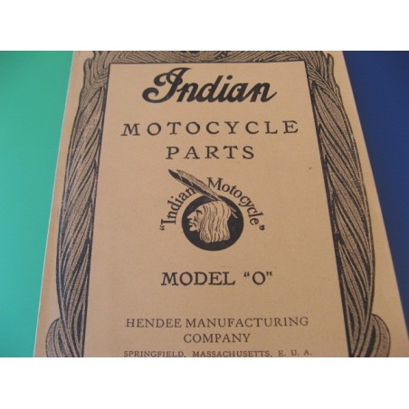 indian modelo"0" light twin 1916-1917 despiece