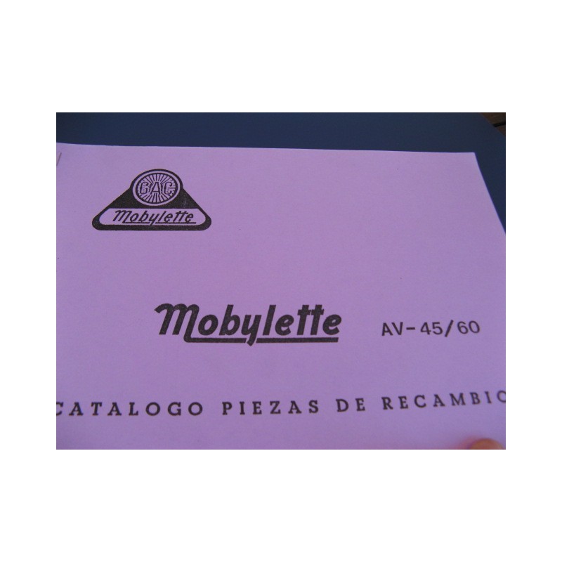 mobylette AV 45 y 60 deposito bajo el asiento despiece