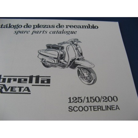 lambretta 125, 150 y 200 scooterlinea despiece