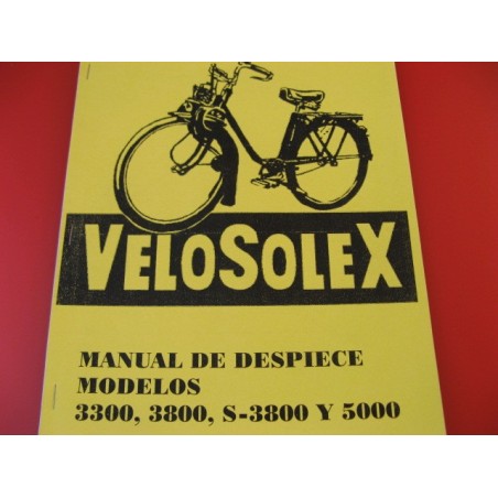 velosolex 3300, 3800, S 3800, 5000 despiece