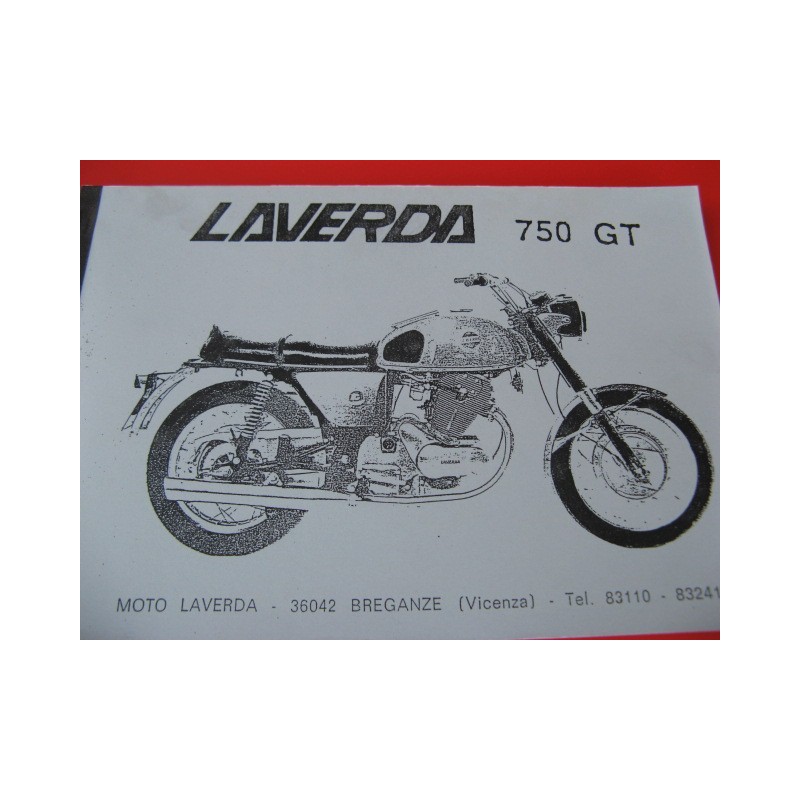 laverda 750 bicilindrica de tambor despiece