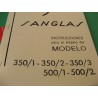 sanglas 350/1-2-3 y 500/1-2 mantenimiento