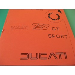 ducati 750 GT y sport despiece