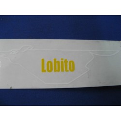 bultaco lobito adhesivo "lobito" del lado izquierdo