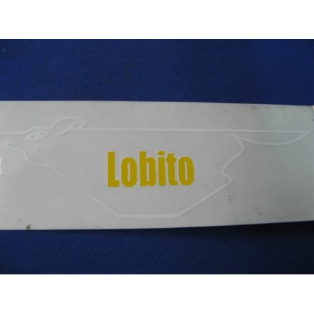 bultaco lobito adhesivo "lobito" del lado izquierdo