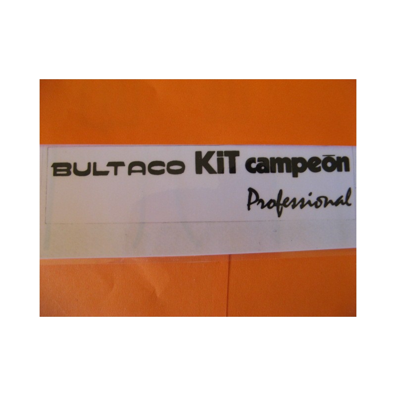 bultaco sherpa adhesivo kit campeon del lateral