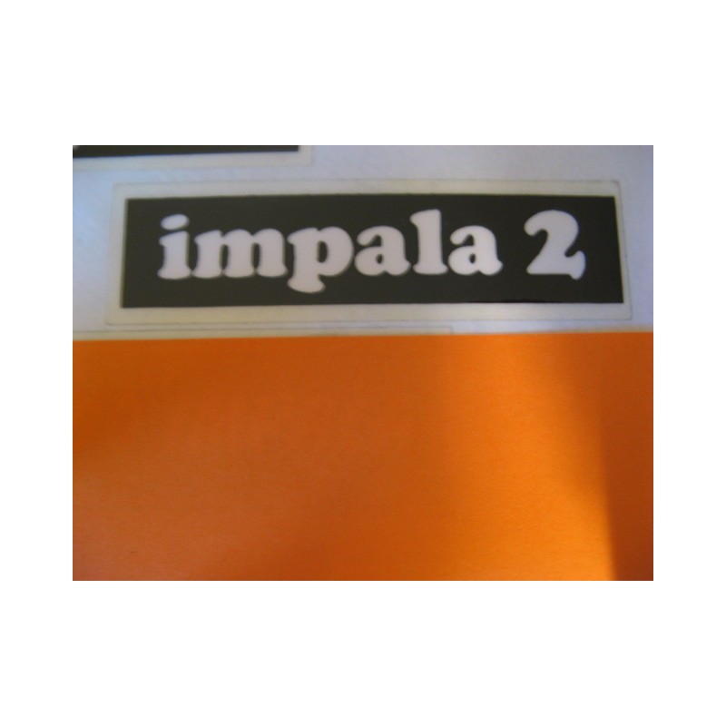 montesa impala 2 adhesivo negro y blanco