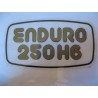 montesa enduro 250 H6 adhesivo oro y negro de encima del deposit