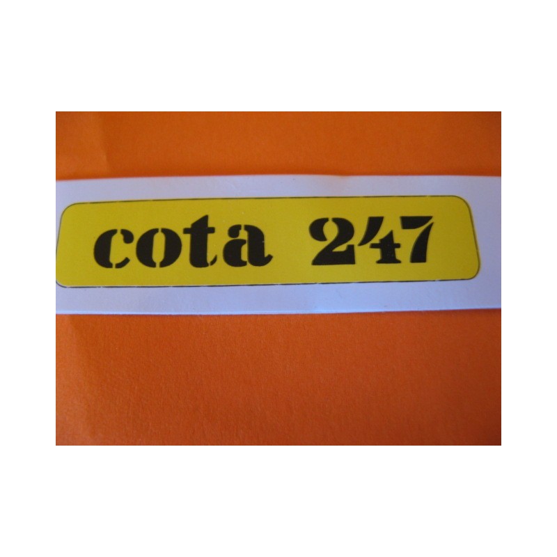 montesa cota 247 adhesivo "cota 247" del lateral del deposito