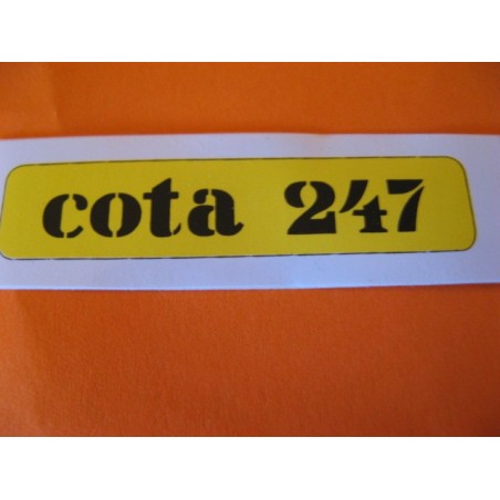 montesa cota 247 adhesivo "cota 247" del lateral del deposito