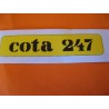 montesa cota 247 adhesivo "cota 247" del lateral del deposito