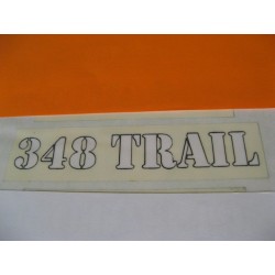 montesa cota 348 trail adhesivo blanco con borde negro 12,5 x 2