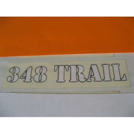 montesa cota 348 trail adhesivo blanco con borde negro 12,5 x 2