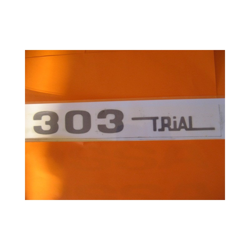 ossa 303 trial adhesivo "303 trial" plata