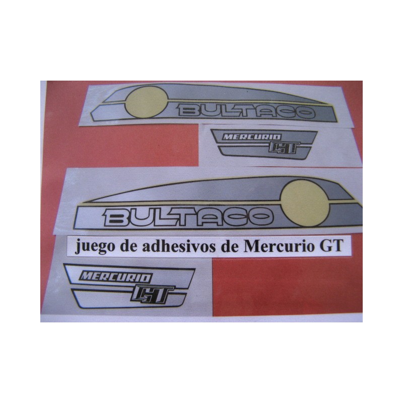 bultaco mercurio GT juego de adhesivos