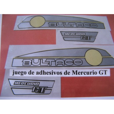 bultaco mercurio GT juego de adhesivos