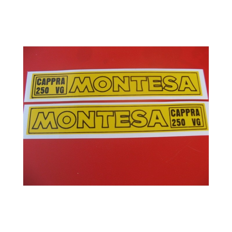 montesa cappra 250 VG pareja de adhesivos de la horquilla