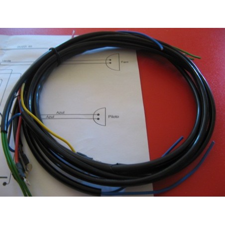sistema de cableado de guzzi 49 y 65 con esquema electrico
