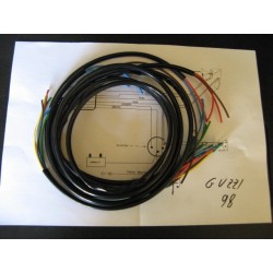 guzzi 98 sistema de cables con esquema