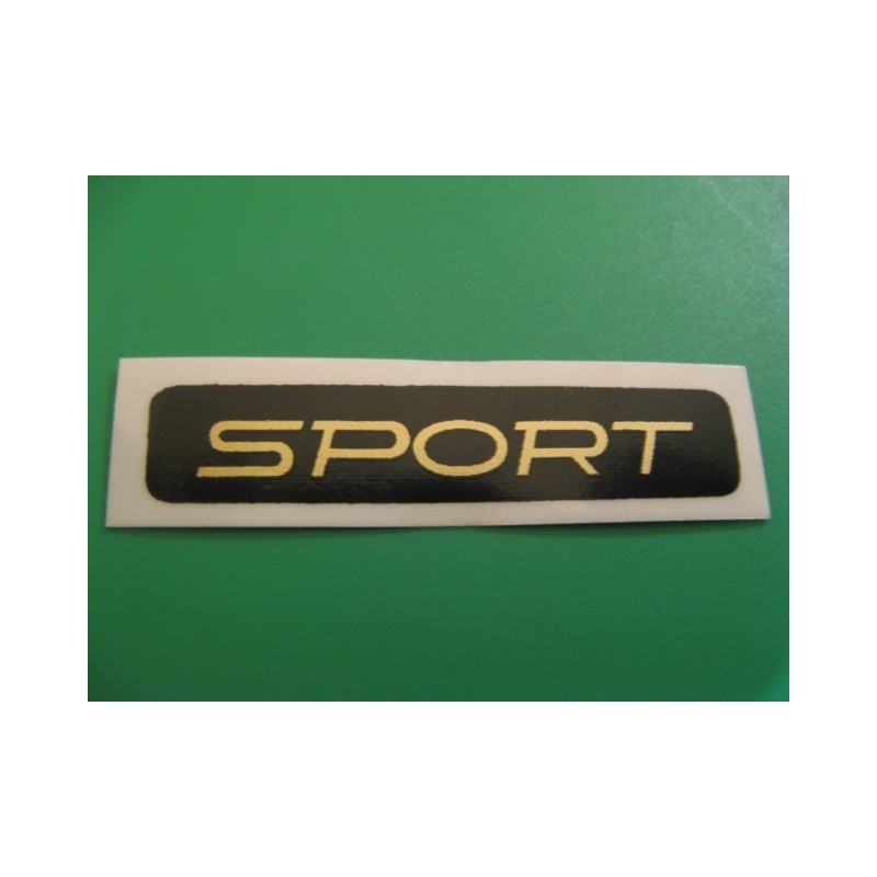 montesa impala "sport" adhesivo sport en oro y negro